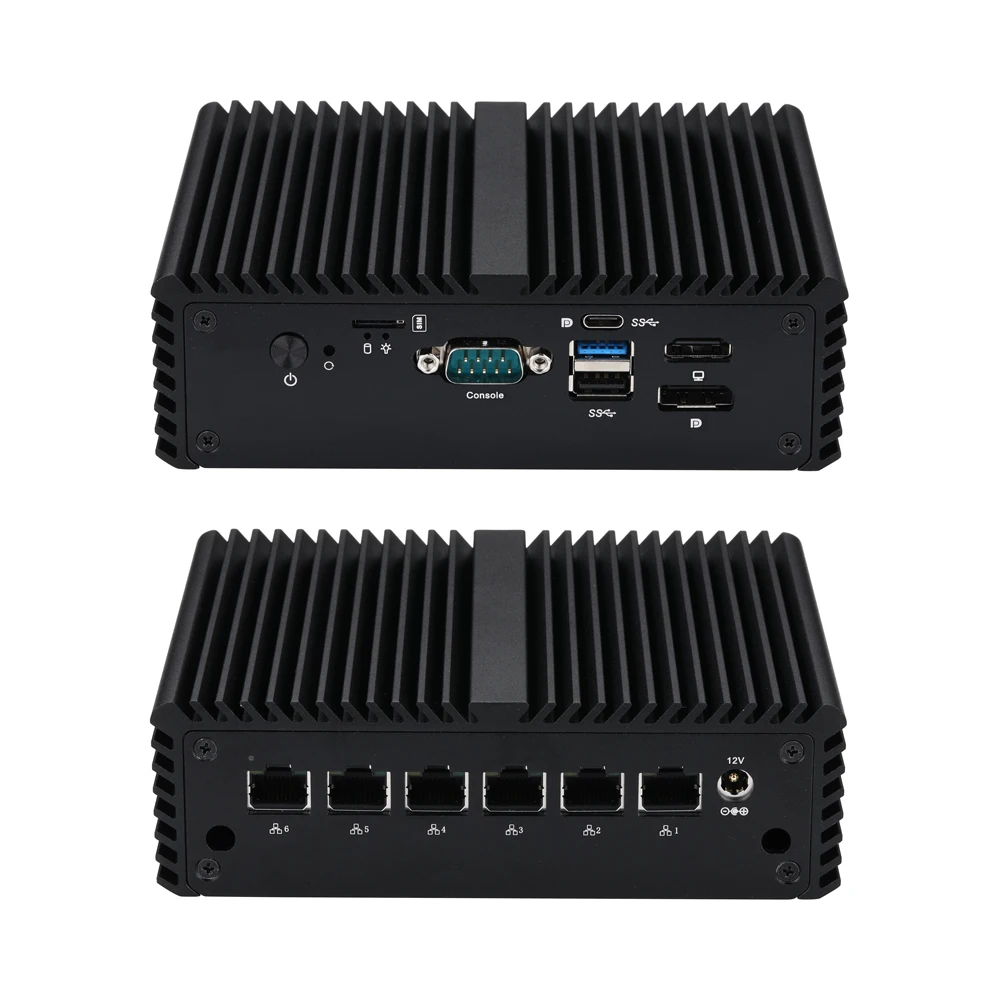 Qotom Q10900G6 6*I226-V 2.5 Gigabit LAN Alder Lake-N N355 N305 N150 N100 Quad Core Firewall Router PC
Qotom Q10900G6 6*I226-V 2.5 Gigabit LAN Alder Lake-N N355 N305 N150 N100 Quad Core Firewall Router PC