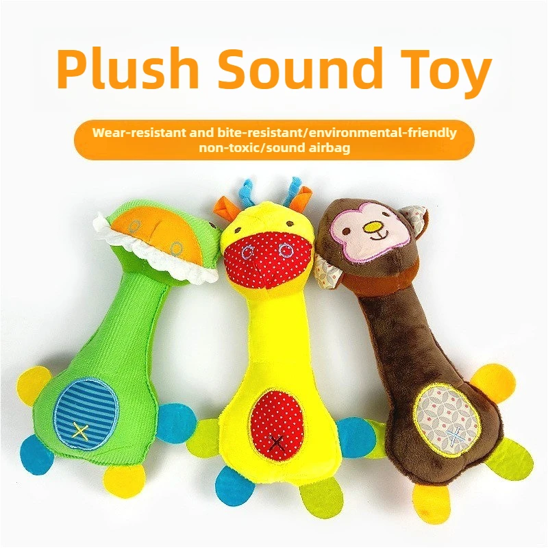 Durable Squeaky Plush Dog Toys - Interactive Monkey/Frog/Giraffe Chew Toys with Sound for Small Medium Large Dogs & Cats
Durable Squeaky Plush Dog Toys - Interactive Monkey/Frog/Giraffe Chew Toys with Sound for Small Medium Large Dogs & Cats