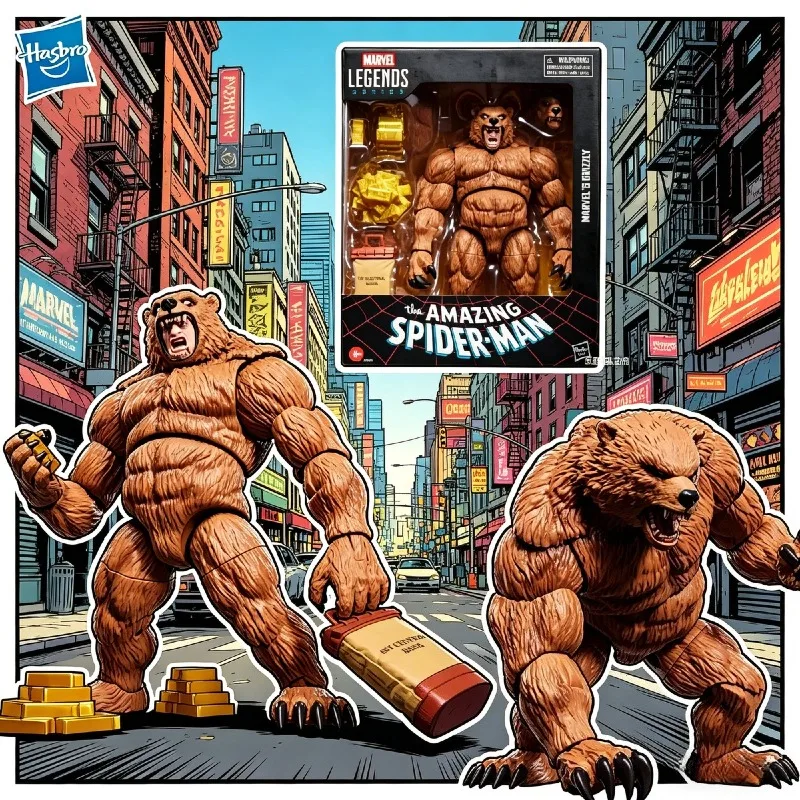 В НАЛИЧИИ: 6-дюймовая фигурка Hasbro Marvel Legends Series The Amazing Spider-Man Grizzly, оригинальная коллекционная модель, подарок
В НАЛИЧИИ: 6-дюймовая фигурка Hasbro Marvel Legends Series The Amazing Spider-Man Grizzly, оригинальная коллекционная модель, подарок