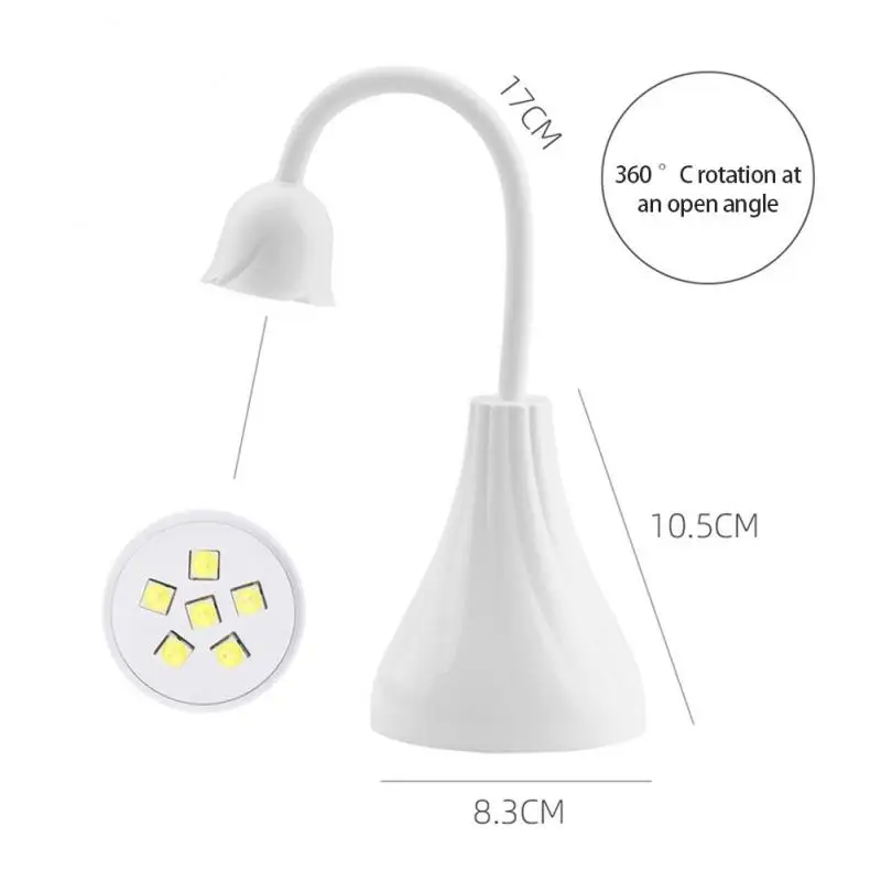Mini Nail Rose Dryer Machine 18W Rechargeable Portable UV/LED Lamp Polish Glue Art
Mini Nail Rose Dryer Machine 18W Rechargeable Portable UV/LED Lamp Polish Glue Art