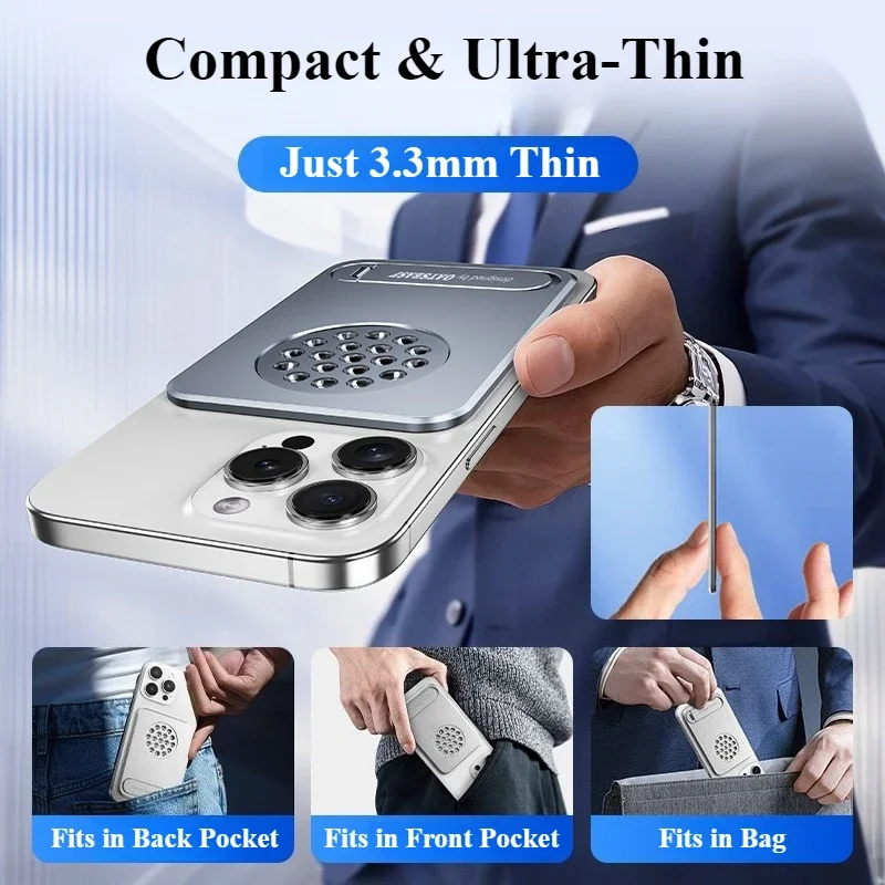 Oatsbasf Portable Magnetic Cooling Pad with Hidden Phone Stand Magnetic Pad Magnetic Heat-Conductor Model for iPhone iPad Huawei
Oatsbasf Portable Magnetic Cooling Pad with Hidden Phone Stand Magnetic Pad Magnetic Heat-Conductor Model for iPhone iPad Huawei