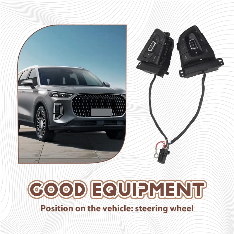 Unusual Car Multi-Function Steering Wheel Switch Buttons For Chery Tiggo 4 5X 404000048AA Audio Cruise Control Button
Unusual Car Multi-Function Steering Wheel Switch Buttons For Chery Tiggo 4 5X 404000048AA Audio Cruise Control Button