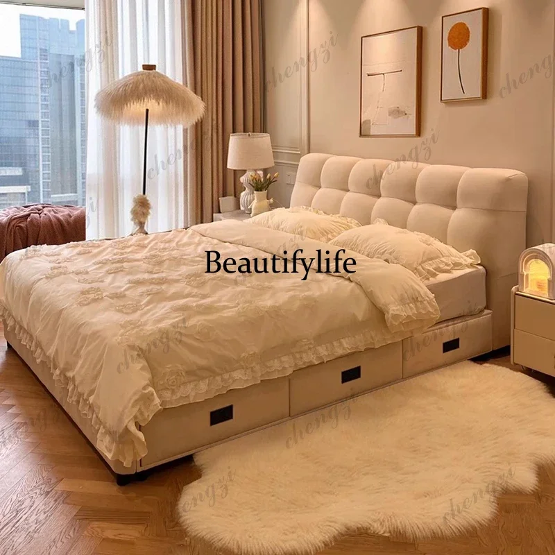 Soft Normal Double Bed Elegant Cheap Australia Luxury Wooden Double Bed Storage Japanese Cloud Camas De Dormitorio Furniture
Soft Normal Double Bed Elegant Cheap Australia Luxury Wooden Double Bed Storage Japanese Cloud Camas De Dormitorio Furniture