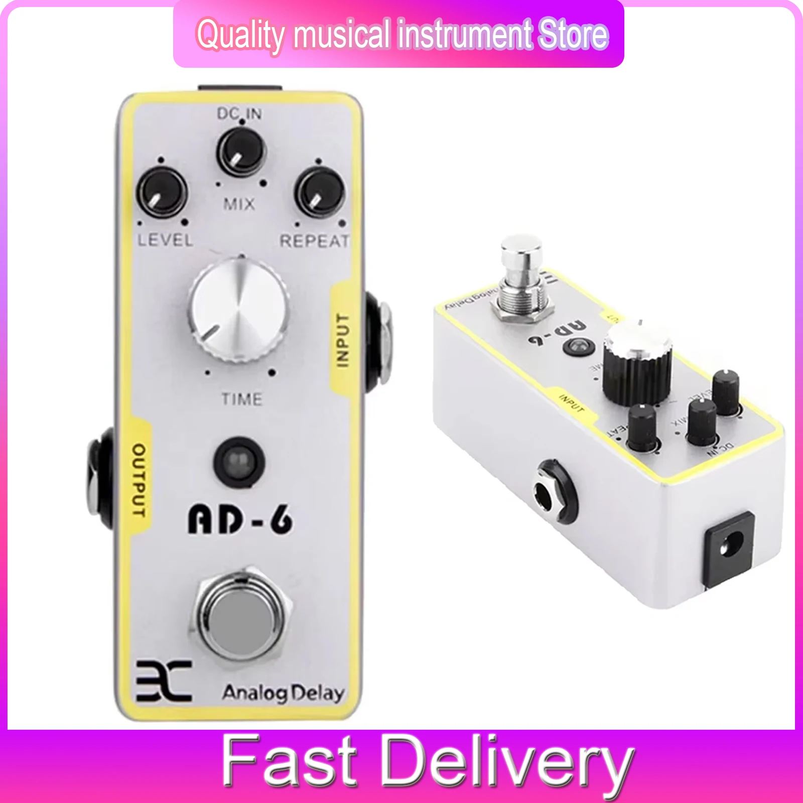 ENO TC31 Analog Delay Guitar Effect Pedal 30-340Ms Delay Time Effect Pedal True Bypass Electric Guitar Effects Accessories
ENO TC31 Analog Delay Guitar Effect Pedal 30-340Ms Delay Time Effect Pedal True Bypass Electric Guitar Effects Accessories