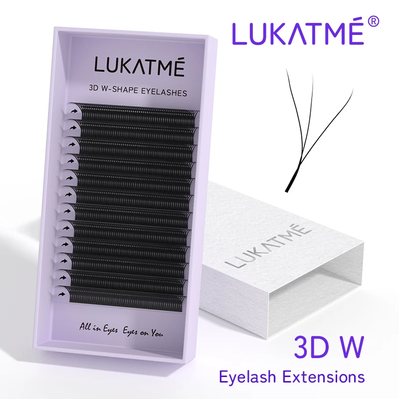 LUKATME 3D W Eyelashes Premade Fans W Shaped Lashes Three Tips Bloom 3D Lash Extensions
LUKATME 3D W Eyelashes Premade Fans W Shaped Lashes Three Tips Bloom 3D Lash Extensions