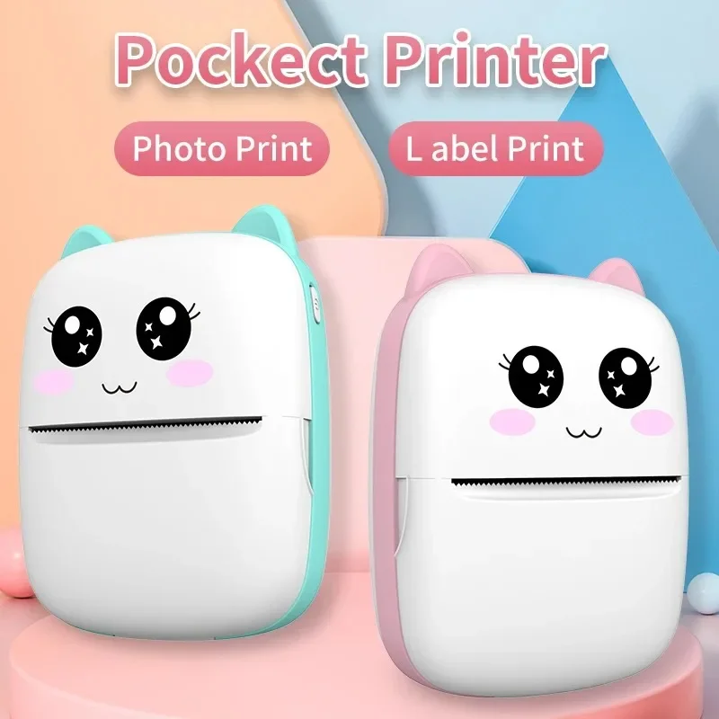 Mini-printer, Thermal Printer Ink-free Portable Sticker Printer Compatible with IOS and Android, Wireless Photo Printing Tags
Mini-printer, Thermal Printer Ink-free Portable Sticker Printer Compatible with IOS and Android, Wireless Photo Printing Tags