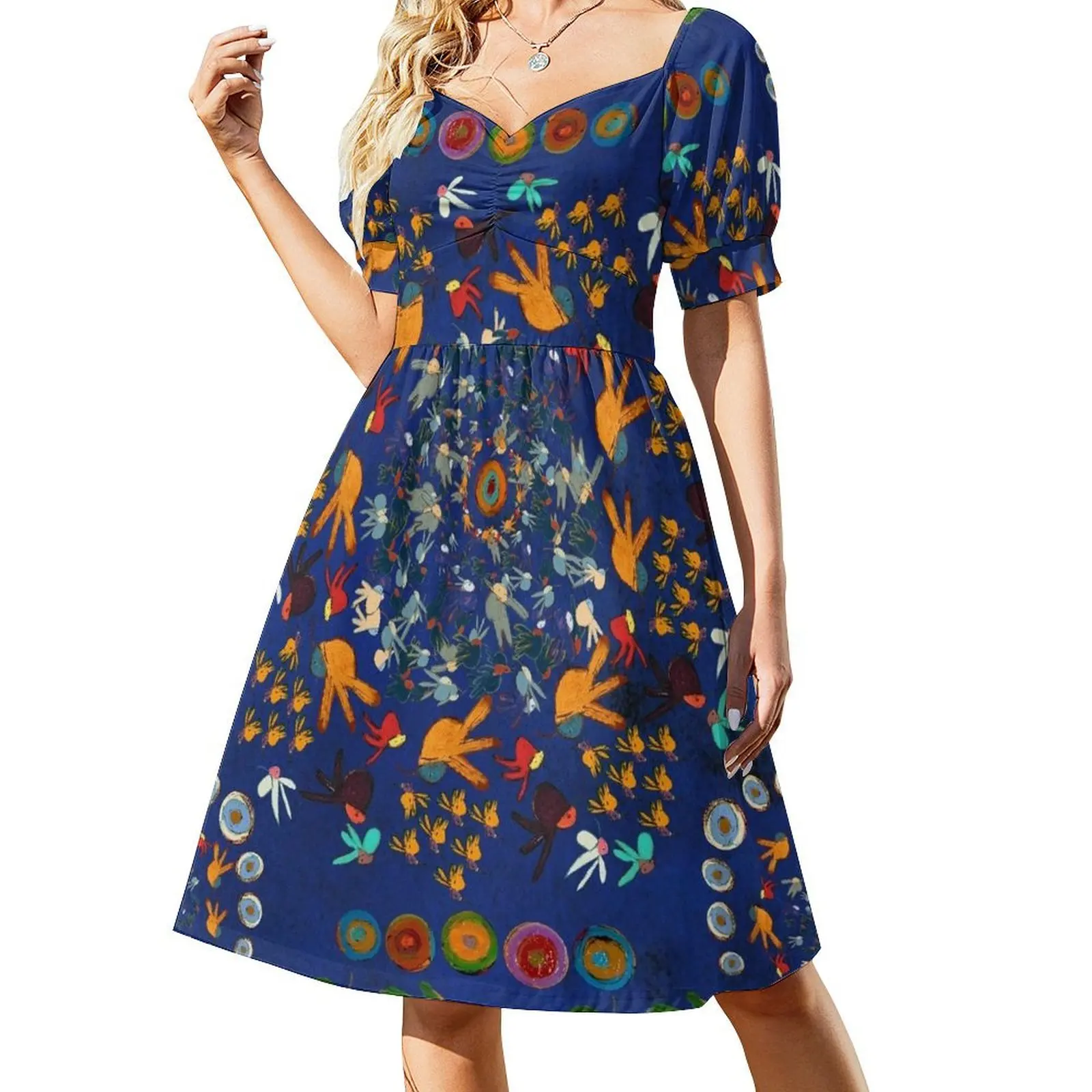 Hummingbird Mandala on Cobalt Short-Sleeved Dress dresses for prom summer clothes
Hummingbird Mandala on Cobalt Short-Sleeved Dress dresses for prom summer clothes