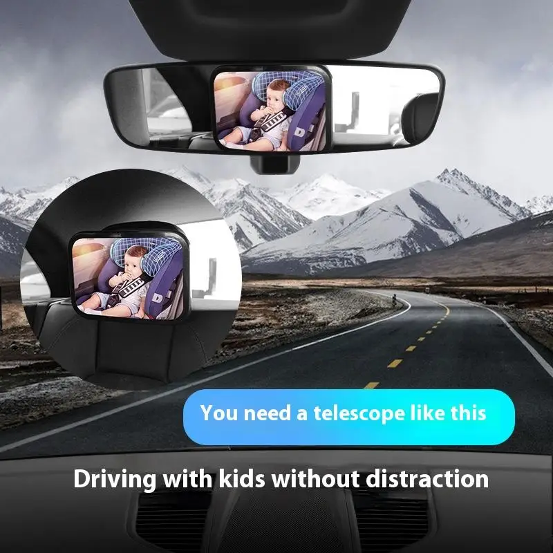 1 PC Baby Car Mirrors Adjustable Car Rear Seat Mirrors Facing Headrest Mounted Children Baby Safety Monitoring Accessories
1 PC Baby Car Mirrors Adjustable Car Rear Seat Mirrors Facing Headrest Mounted Children Baby Safety Monitoring Accessories
