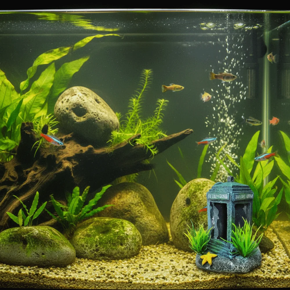 Simulation Fish Tank Decoration Natural Look Retro Aquarium Landscaping Resin Artificial Telephone Booth Decoration
Simulation Fish Tank Decoration Natural Look Retro Aquarium Landscaping Resin Artificial Telephone Booth Decoration