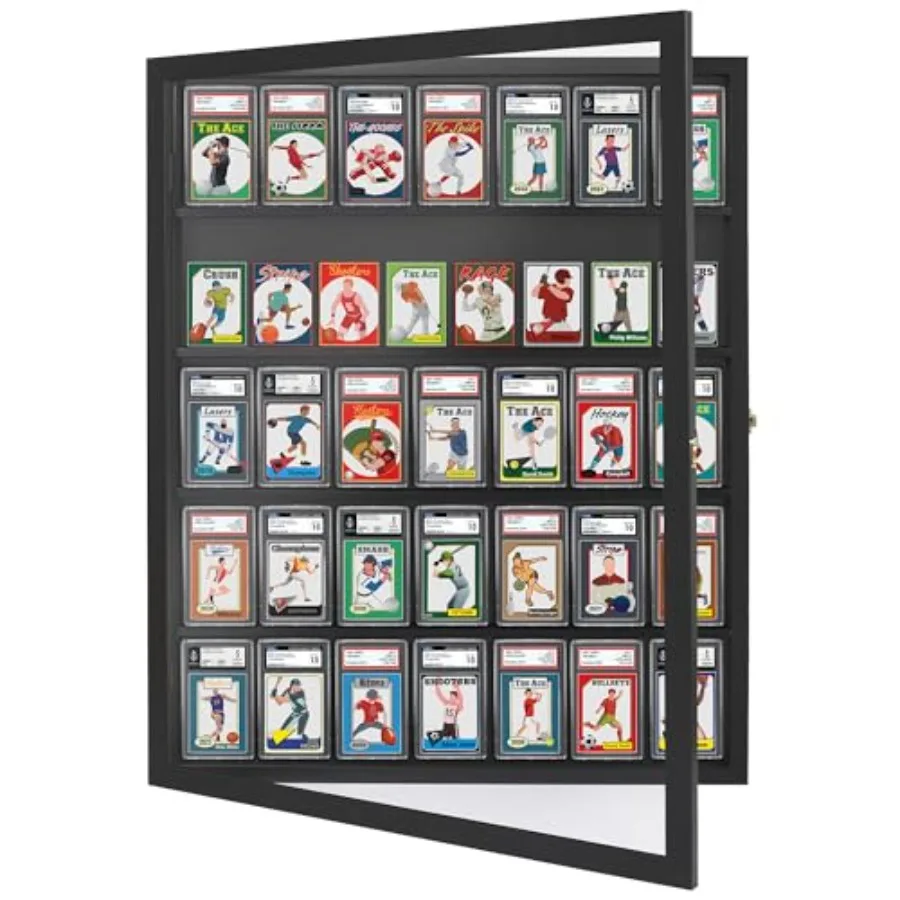 Baseball Card Display Case Lockable - Holds Up to 35 Collectible Cards - All-Star Collection - Wall Mount Trading Card Display
Baseball Card Display Case Lockable - Holds Up to 35 Collectible Cards - All-Star Collection - Wall Mount Trading Card Display