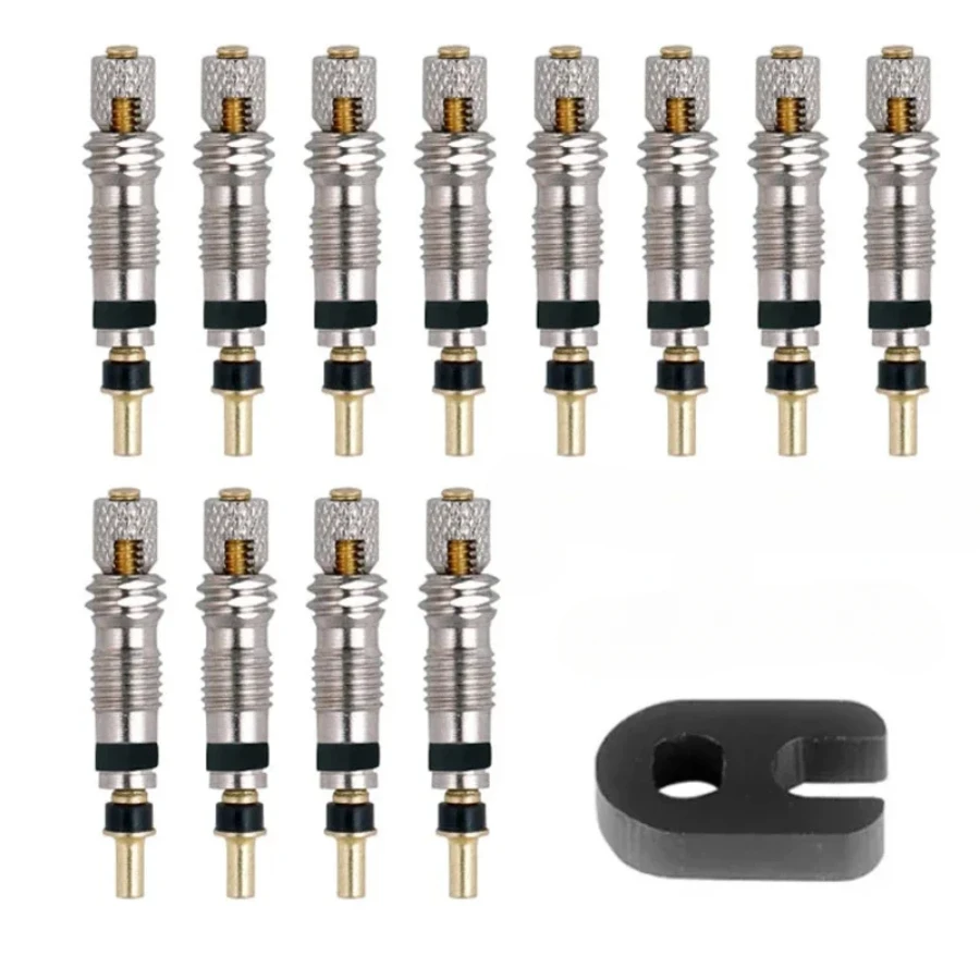 13pcs Bicycle Removable Presta Valve Core Bike Replacement Brass Tubeless Core Remover Tool for Tubeless for Road MTB Cycling
13pcs Bicycle Removable Presta Valve Core Bike Replacement Brass Tubeless Core Remover Tool for Tubeless for Road MTB Cycling