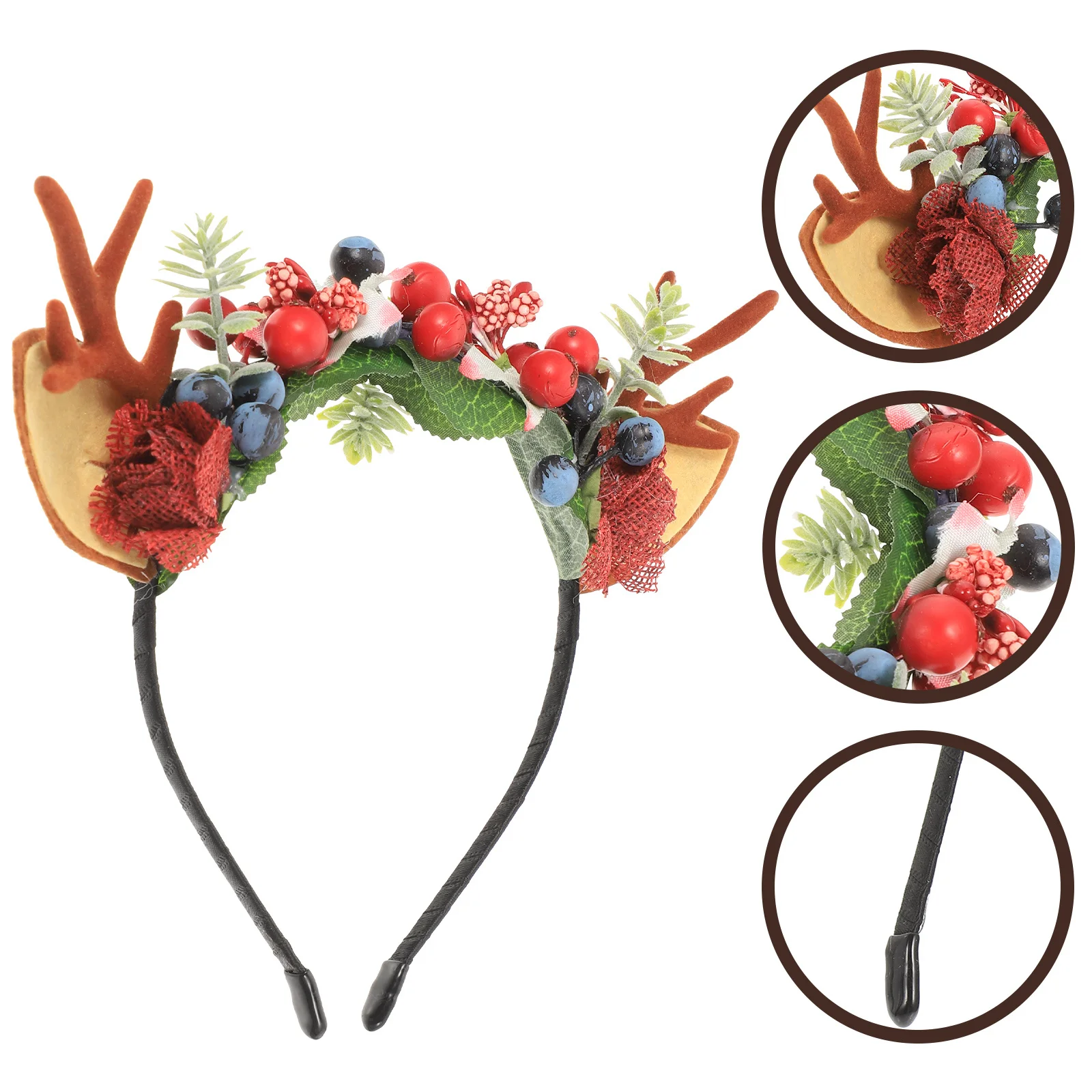Рождественский ободок с оленьими рожками, безопасный и удобный, для новогодних вечеринок, заколка для волос, праздничный аксессуар
Рождественский ободок с оленьими рожками, безопасный и удобный, для новогодних вечеринок, заколка для волос, праздничный аксессуар