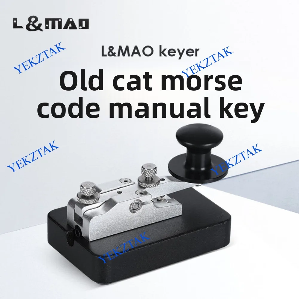 Old Cat Morse Code Manual Key, Lightweight Key, Short Wave CW Transmission, 3.5mm Audio Plug
Old Cat Morse Code Manual Key, Lightweight Key, Short Wave CW Transmission, 3.5mm Audio Plug