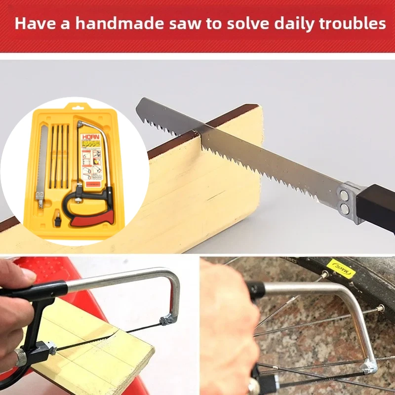 MultiPurpose HandTools SteelSaw-6 Blades Sharp Metal Wood Glass Cutting Woodworking Metalworking Durable Hobby DIY Tool
MultiPurpose HandTools SteelSaw-6 Blades Sharp Metal Wood Glass Cutting Woodworking Metalworking Durable Hobby DIY Tool