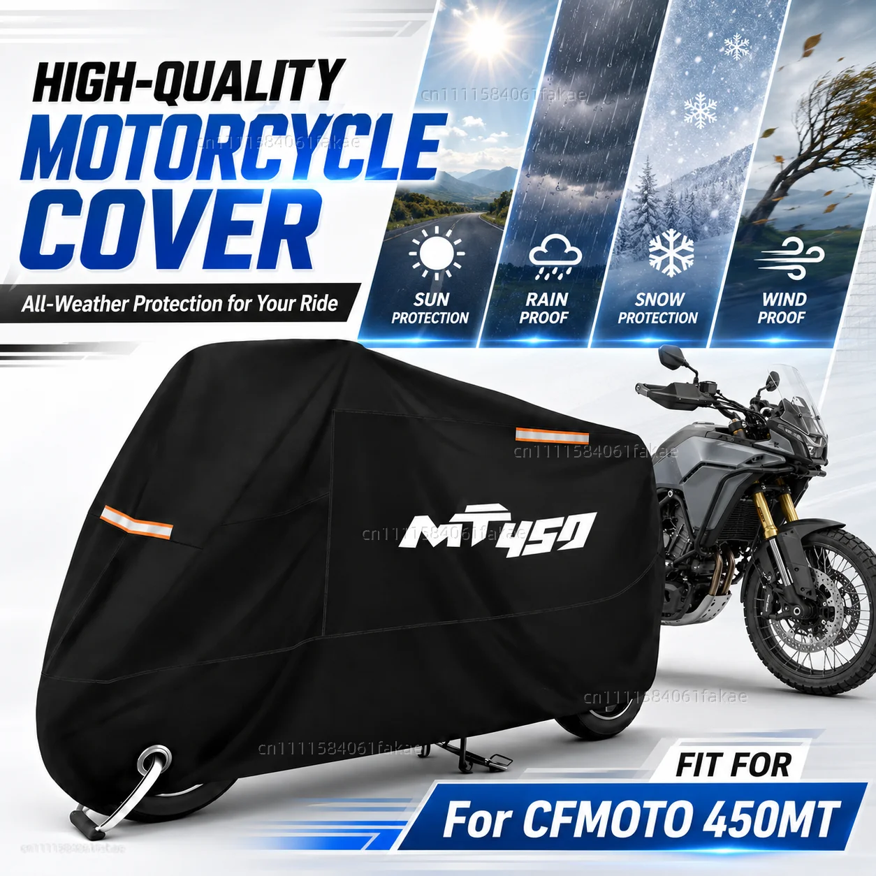 Motorcycle Cover Waterproof Outdoor All Season Dustproof UV Protective Moto Scooter Rain Cover For CFMOTO CF MOTO CF450MT 450MT
Motorcycle Cover Waterproof Outdoor All Season Dustproof UV Protective Moto Scooter Rain Cover For CFMOTO CF MOTO CF450MT 450MT