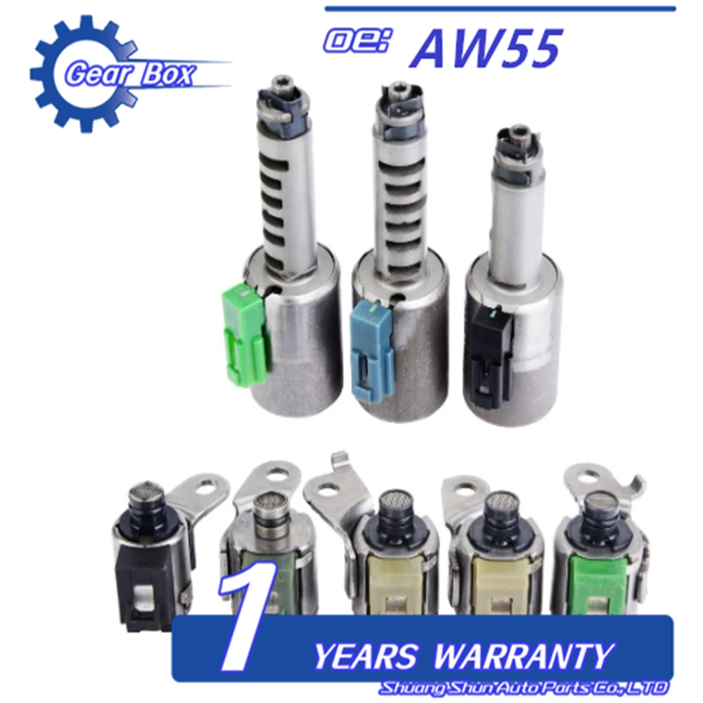 Original AW55-50SN AW55-51SN AF23 AF33 RE5F22A Transmission Solenoid Kits For Chevrolet Volvo Nissan C30 C70 S40 S70 S80 XC70
Original AW55-50SN AW55-51SN AF23 AF33 RE5F22A Transmission Solenoid Kits For Chevrolet Volvo Nissan C30 C70 S40 S70 S80 XC70