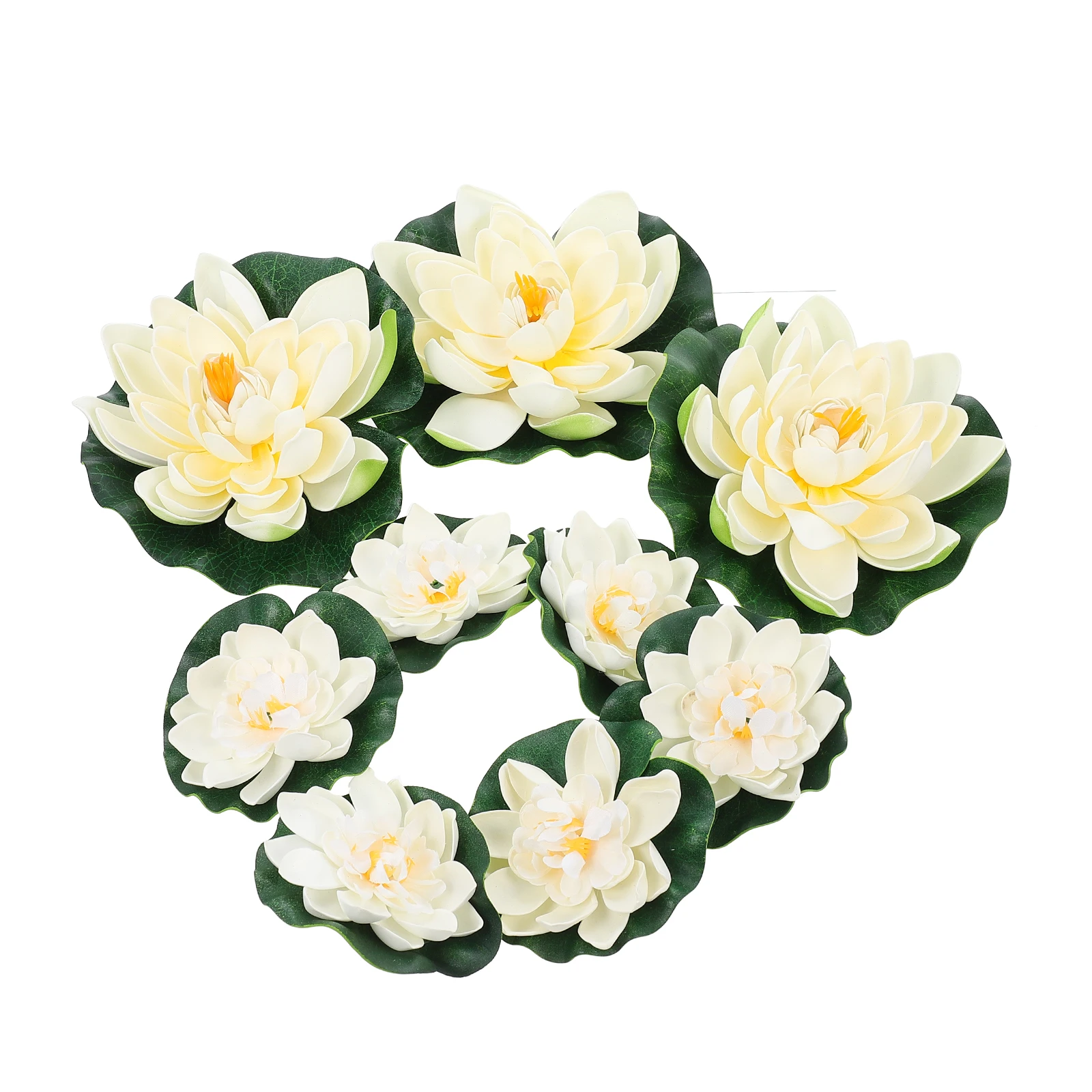 9 Pcs Water Lily Floating Pond Plants Decor Flowers Eva Foam Garden Pond Decor Water Lily CourtyardFlower
9 Pcs Water Lily Floating Pond Plants Decor Flowers Eva Foam Garden Pond Decor Water Lily CourtyardFlower