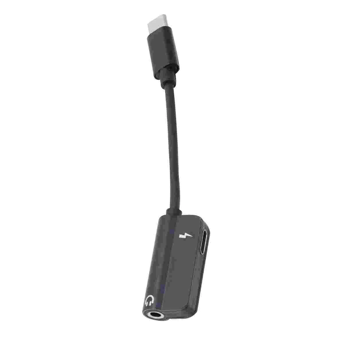 2-in-1 USB Type C to 35mm Earphone Adapter USB- Cable 35 Jack Headphone Adapter for Phone (Black)
2-in-1 USB Type C to 35mm Earphone Adapter USB- Cable 35 Jack Headphone Adapter for Phone (Black)
