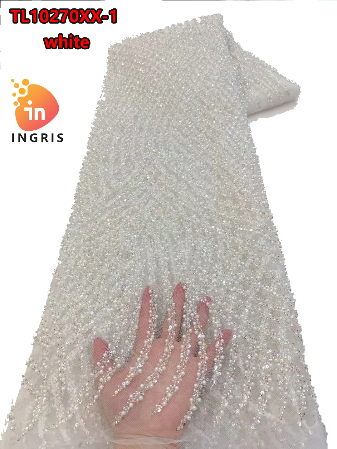 African Sequins Beaded Lace Fabric 2023 High Quality Sequence Embroidery French Nigerian Lace Fabric For Wedding TL10270XX
African Sequins Beaded Lace Fabric 2023 High Quality Sequence Embroidery French Nigerian Lace Fabric For Wedding TL10270XX