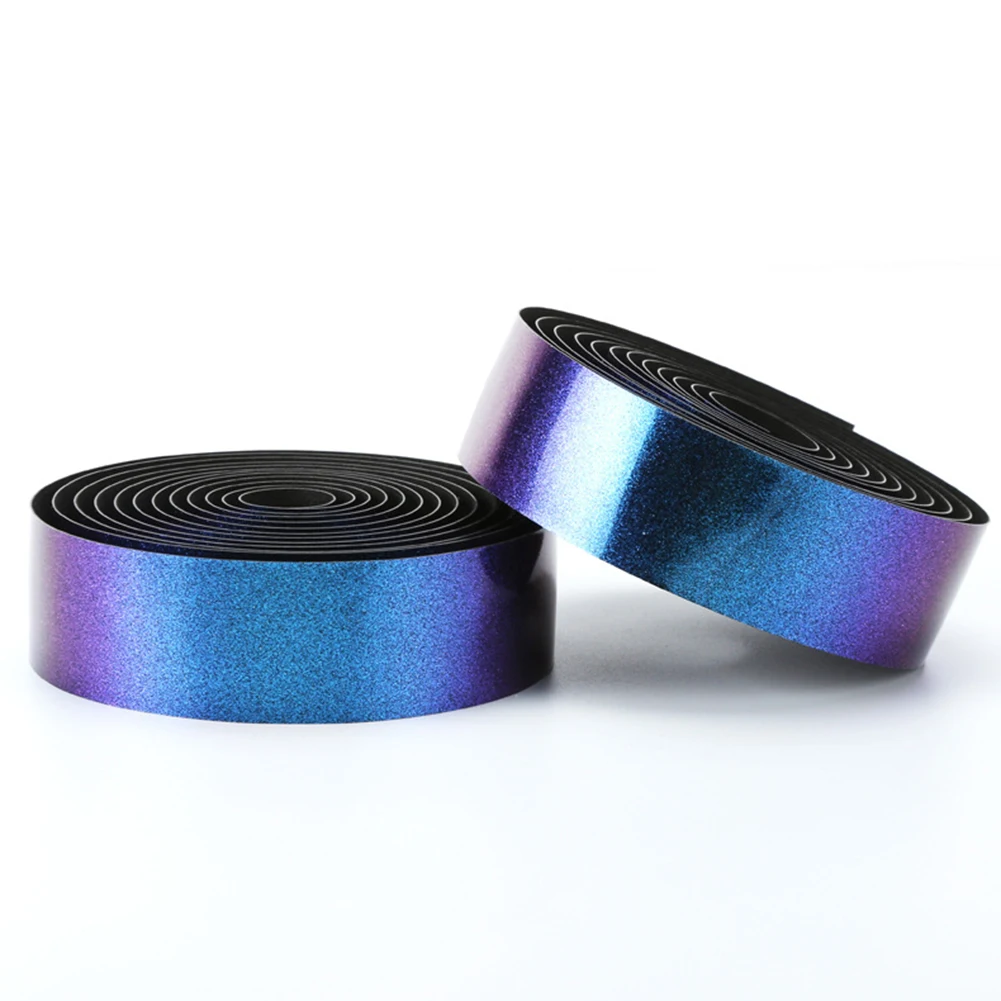 Reflective Road Bike Handlebar Wrap Tape Pair Foam Bonding Process PU Leather Gradually Changing Colors Reduce Bumpy Feeling
Reflective Road Bike Handlebar Wrap Tape Pair Foam Bonding Process PU Leather Gradually Changing Colors Reduce Bumpy Feeling