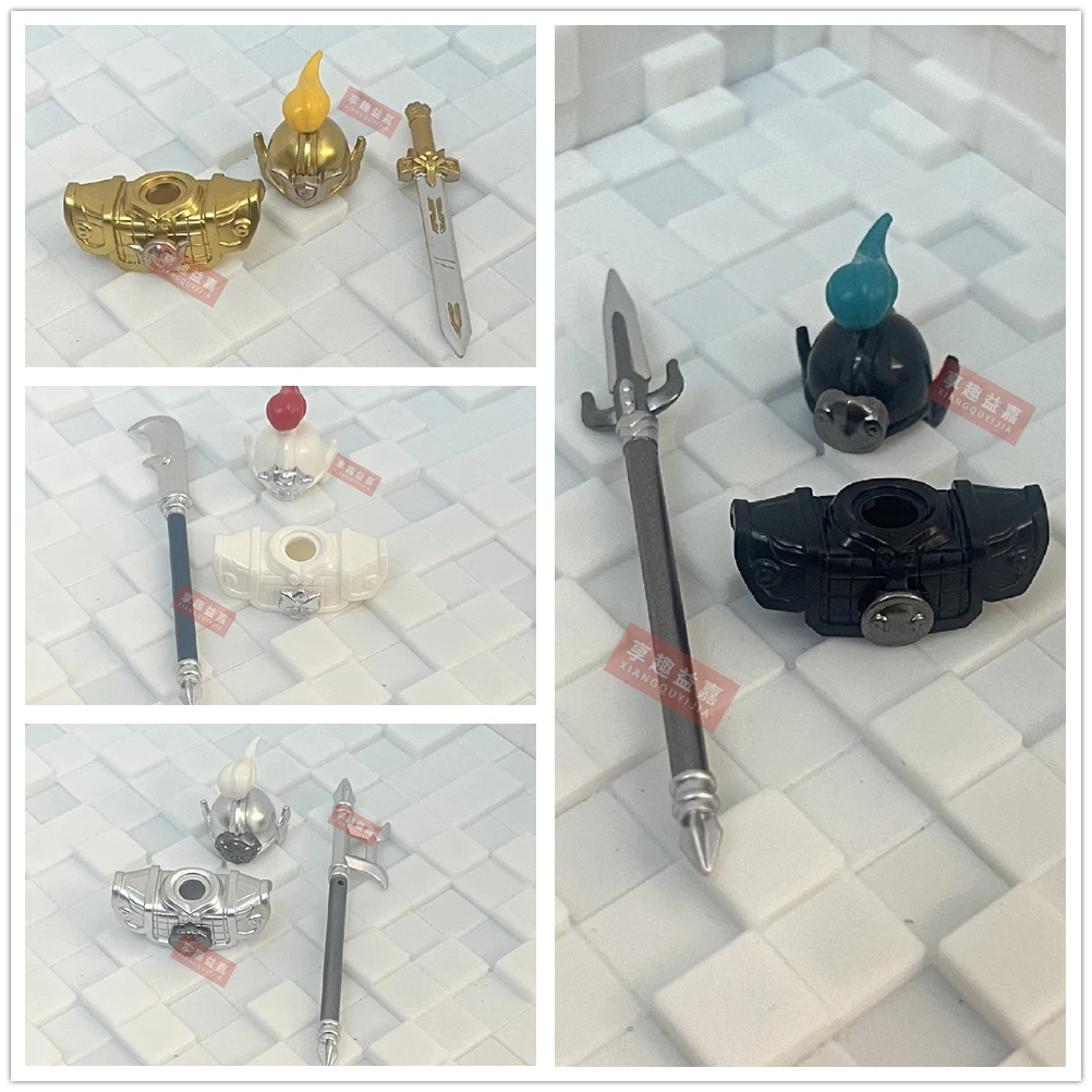 MOC Ancient times Armored weapon Sword Knife Building block helmet and armour Puzzle MOC Assembly Accessories Series 3
MOC Ancient times Armored weapon Sword Knife Building block helmet and armour Puzzle MOC Assembly Accessories Series 3