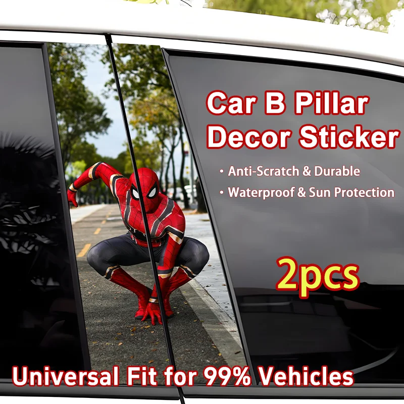 Spider-Man Super Hero Car B Pillar Sticker, Creative Cool Decal, PET Material, Sunproof, Stylish Auto Ornament
Spider-Man Super Hero Car B Pillar Sticker, Creative Cool Decal, PET Material, Sunproof, Stylish Auto Ornament