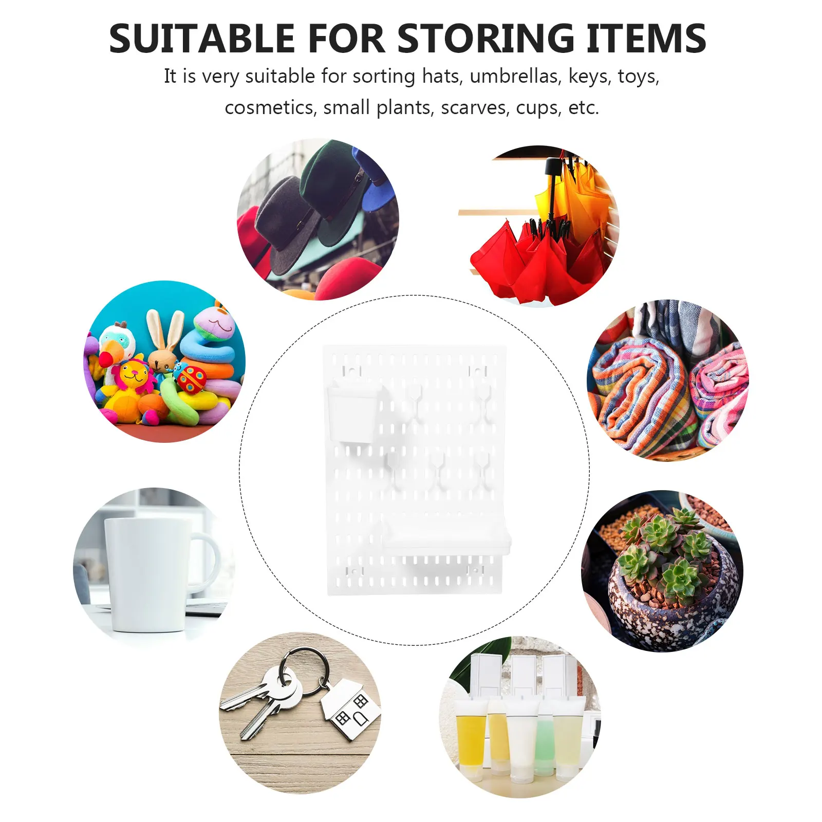 1 set Pegboard Organizer No Punching For Home Kitchen Bathroom Garage Storage Rack Hanging Display Shelf Adhesive
1 set Pegboard Organizer No Punching For Home Kitchen Bathroom Garage Storage Rack Hanging Display Shelf Adhesive