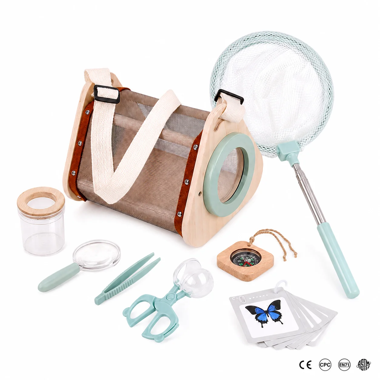 Wooden Bug Hunt Kit for Kids, Outdoor Explorer Insect Catcher Set, Montessori Science Nature Toy, Camping Backyard Gift
Wooden Bug Hunt Kit for Kids, Outdoor Explorer Insect Catcher Set, Montessori Science Nature Toy, Camping Backyard Gift