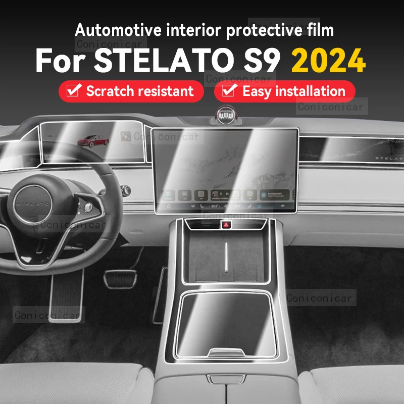 For STELATO S9 2024 Car Gearbox Panel Film Dashboard Protective Sticker Interior Screen Anti-Scratch Film Cover Accessories
For STELATO S9 2024 Car Gearbox Panel Film Dashboard Protective Sticker Interior Screen Anti-Scratch Film Cover Accessories