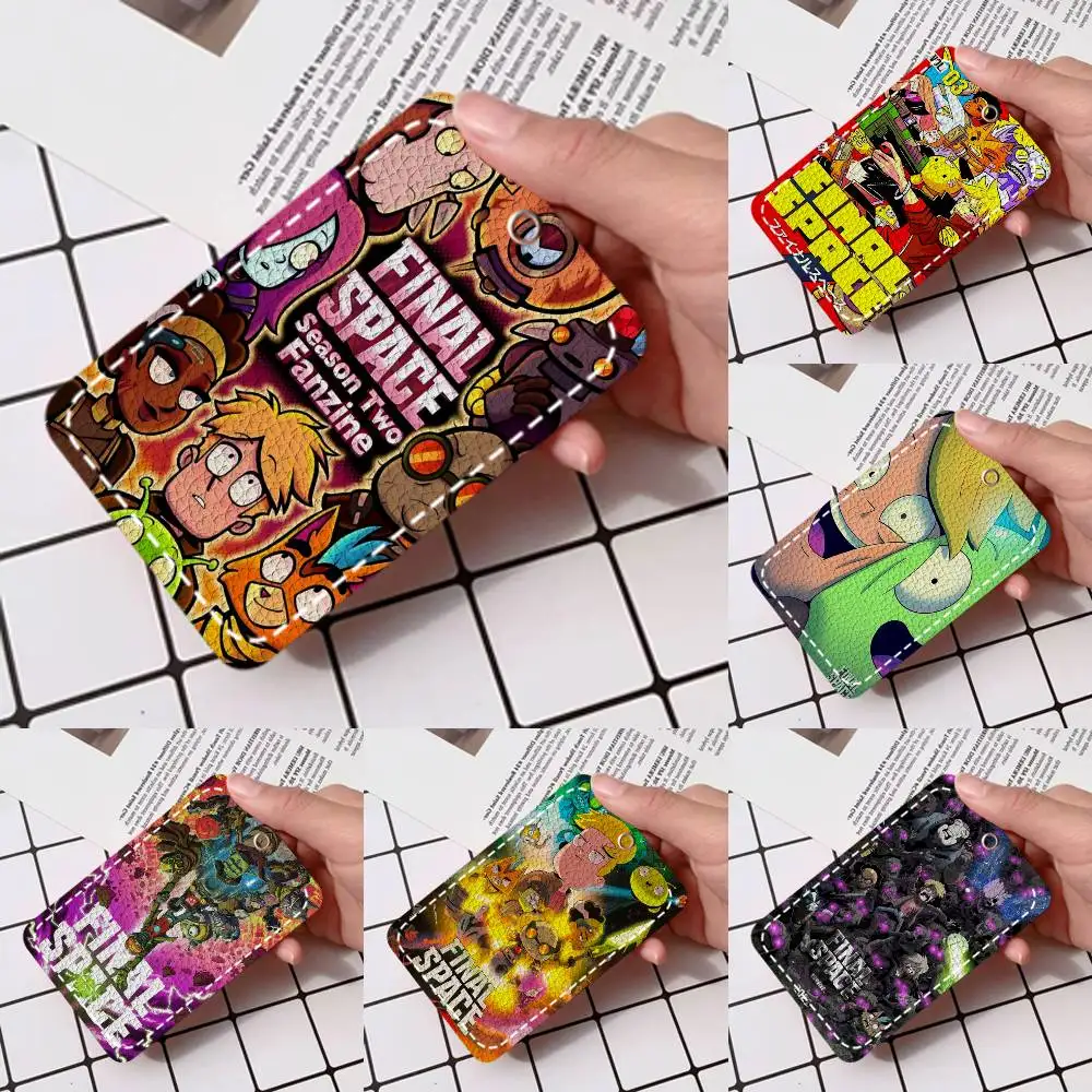 F-Final Space Cartoon Card Holde Applicable To Credit Cards Bus Card Soft Leather Rectangular Keychain Protective Cover
F-Final Space Cartoon Card Holde Applicable To Credit Cards Bus Card Soft Leather Rectangular Keychain Protective Cover