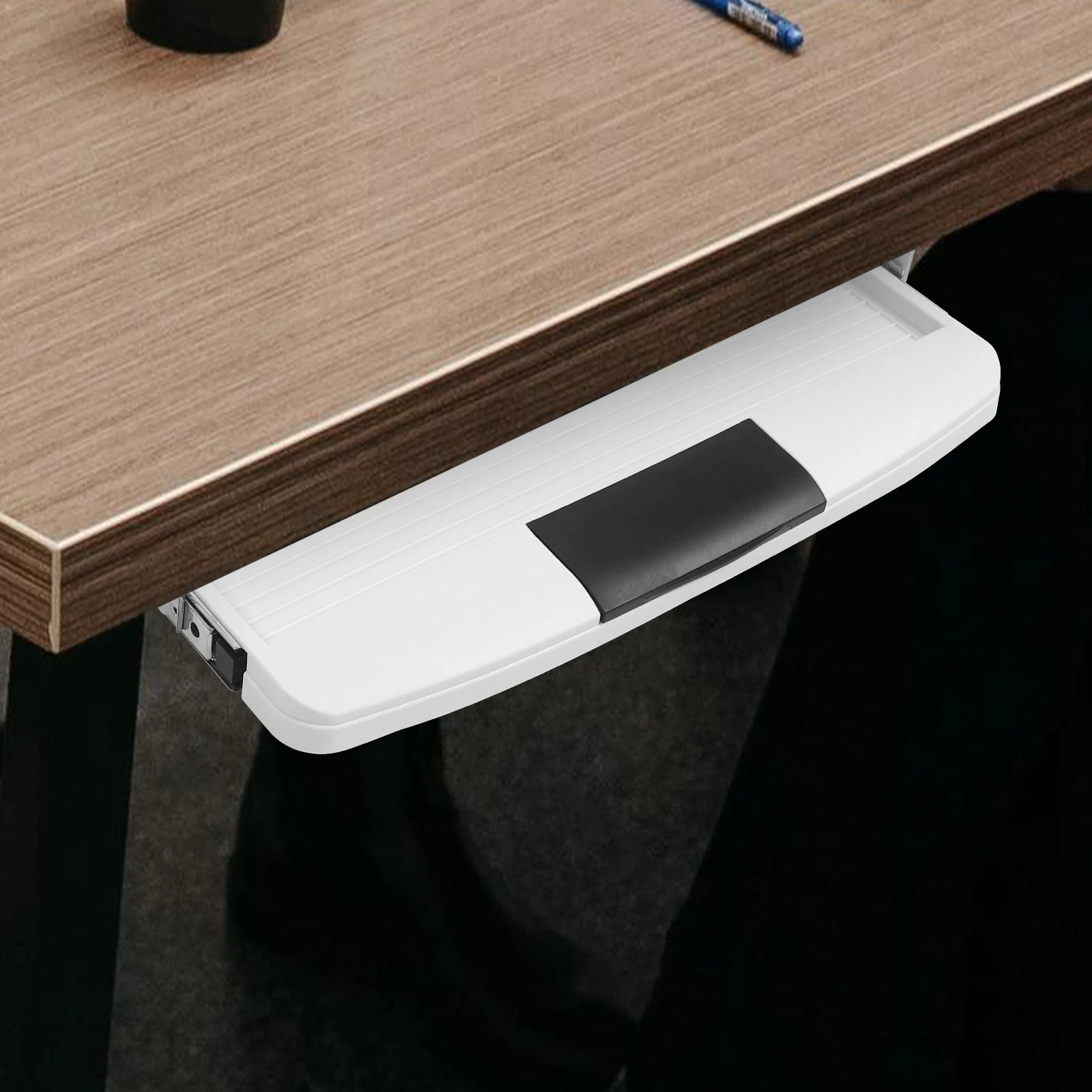 Keyboard Tray Grey White under Desk Sliding Drawer Holder Adjustable Height Hidden Space Saving Keyboard Organizer
Keyboard Tray Grey White under Desk Sliding Drawer Holder Adjustable Height Hidden Space Saving Keyboard Organizer