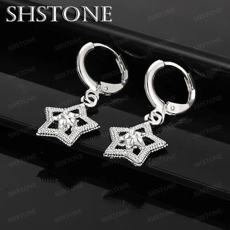 Women Luxury Jewelry 925 Sterling Silver Star Drop Earring Valentine's Day Wedding Party Fine Gifts New Jewelry Accessories
Women Luxury Jewelry 925 Sterling Silver Star Drop Earring Valentine's Day Wedding Party Fine Gifts New Jewelry Accessories