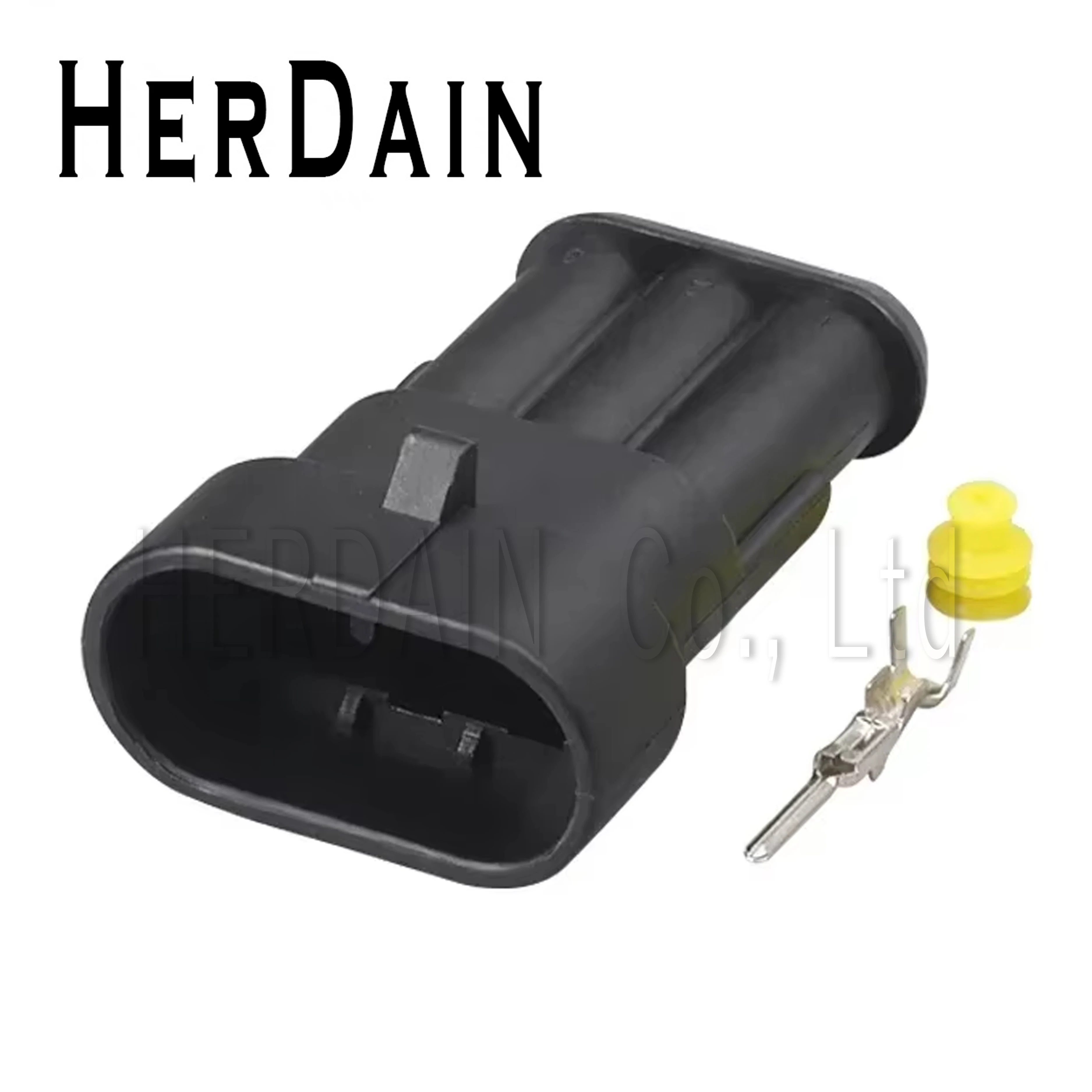 1 Set Amp 3 Pin Electric Automotive Connector Sealed Waterproof Plug With Terminals 282087-1 282105-1
1 Set Amp 3 Pin Electric Automotive Connector Sealed Waterproof Plug With Terminals 282087-1 282105-1