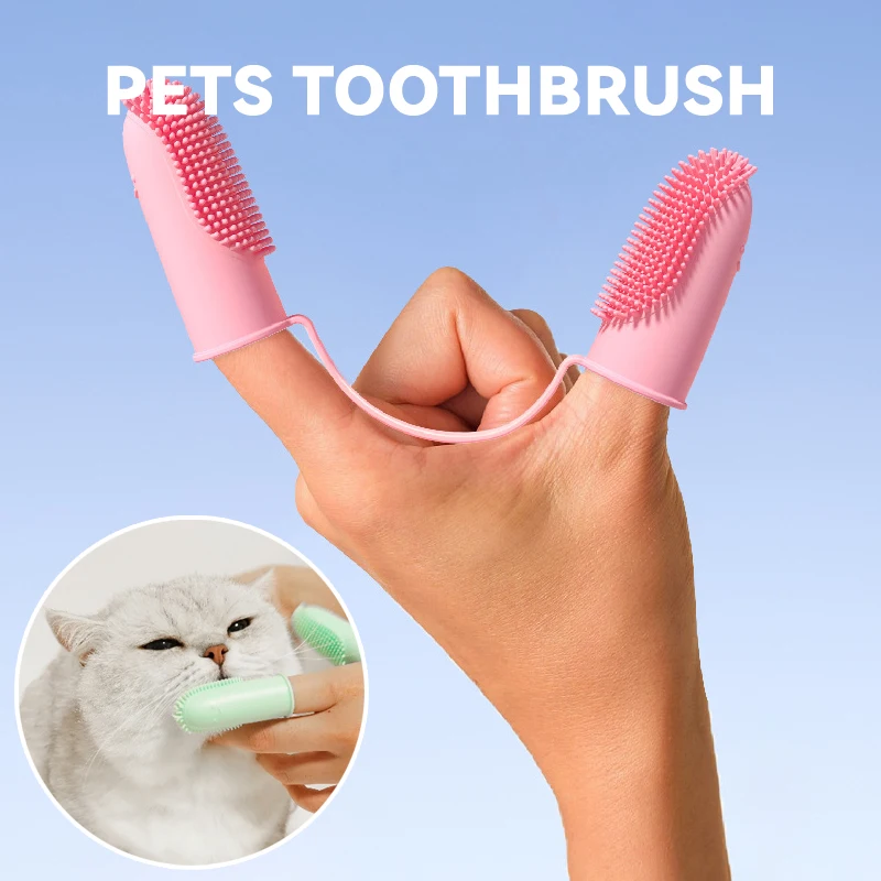 Dog Super Soft Pet Finger Toothbrush Teeth Cleaning Bad Breath Care Nontoxic Silicone Tooth Brush Tool Dog Cat Cleaning Supplies
Dog Super Soft Pet Finger Toothbrush Teeth Cleaning Bad Breath Care Nontoxic Silicone Tooth Brush Tool Dog Cat Cleaning Supplies