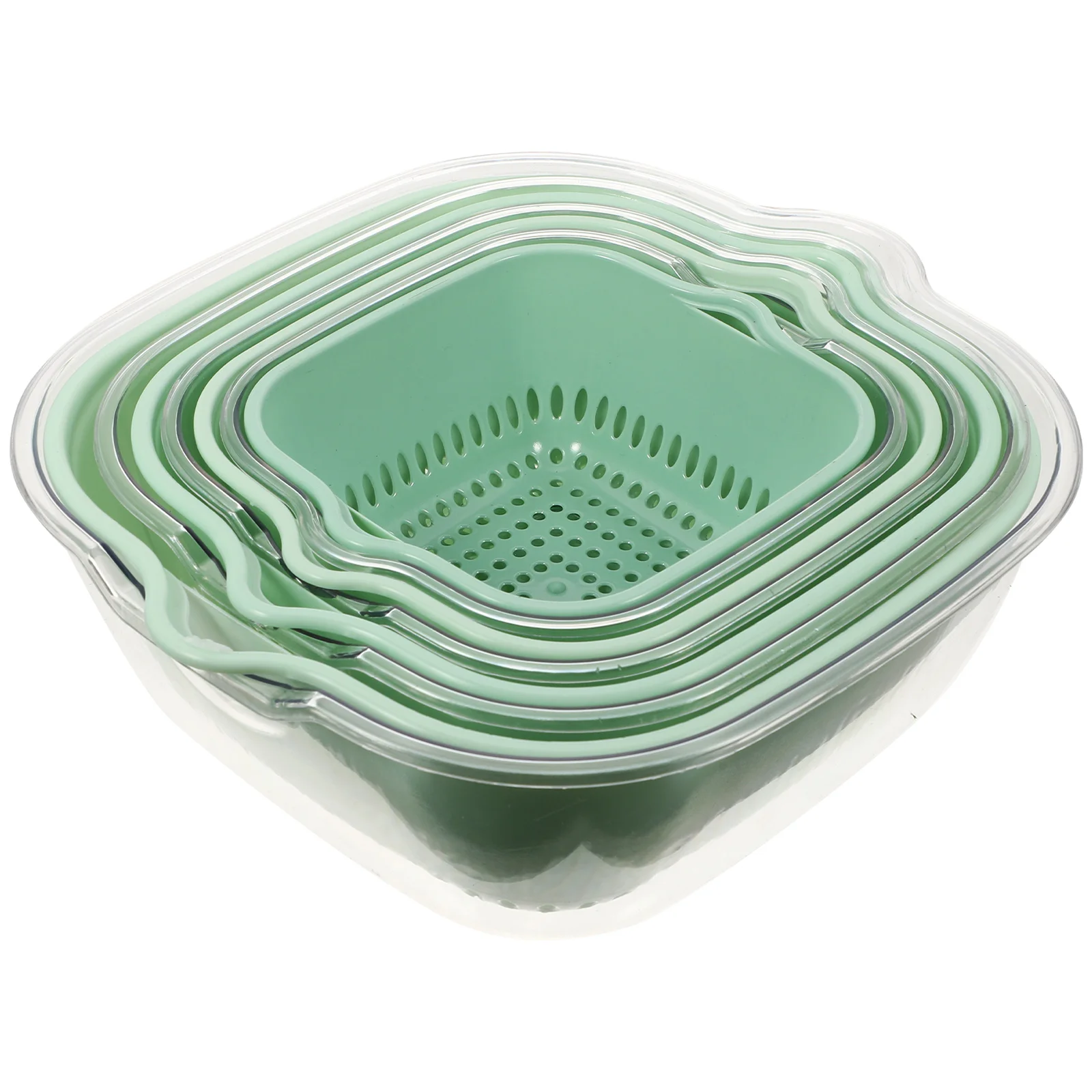 4 Pcs Vegetable Rice Washer Strainer Bowl Drainer Lightweight Plastic Fruit Bowl Rice Washing Storage Colander Strainer Basket
4 Pcs Vegetable Rice Washer Strainer Bowl Drainer Lightweight Plastic Fruit Bowl Rice Washing Storage Colander Strainer Basket
