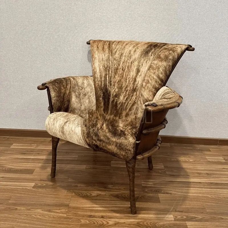 Tea room master chair, sofa chair, living room light luxury red dining high-end chair, fur handmade leather
Tea room master chair, sofa chair, living room light luxury red dining high-end chair, fur handmade leather