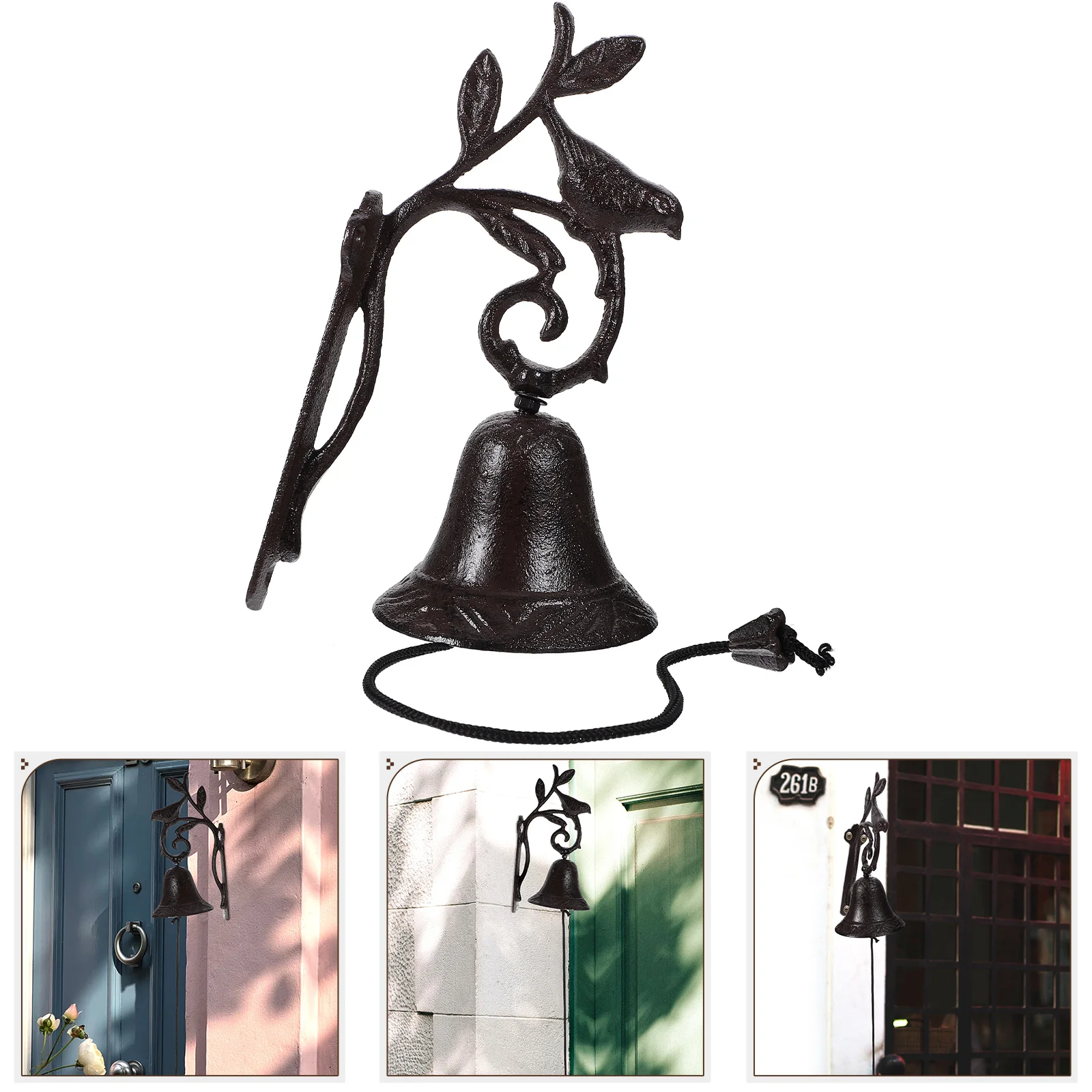Retro Doorbell Cast Iron Wall Hanging Outdoor Decor Vintage Style Hand Shaking Bell Garden Home useClassroom Coffee Shop
Retro Doorbell Cast Iron Wall Hanging Outdoor Decor Vintage Style Hand Shaking Bell Garden Home useClassroom Coffee Shop