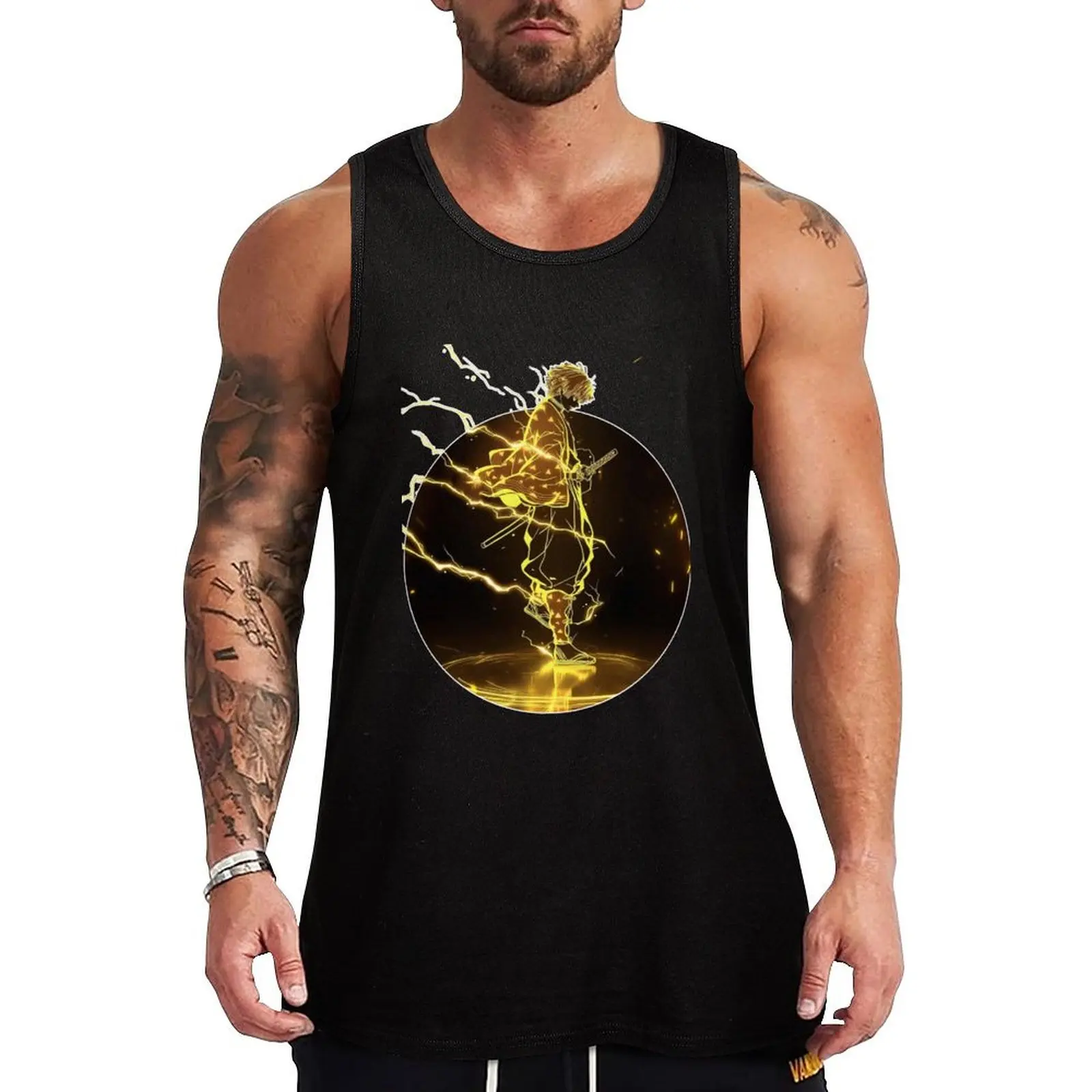 Zenitsu Demon Slayer Tank Top bodybuilding t shirt Gym wear anime clothes sports suits
Zenitsu Demon Slayer Tank Top bodybuilding t shirt Gym wear anime clothes sports suits