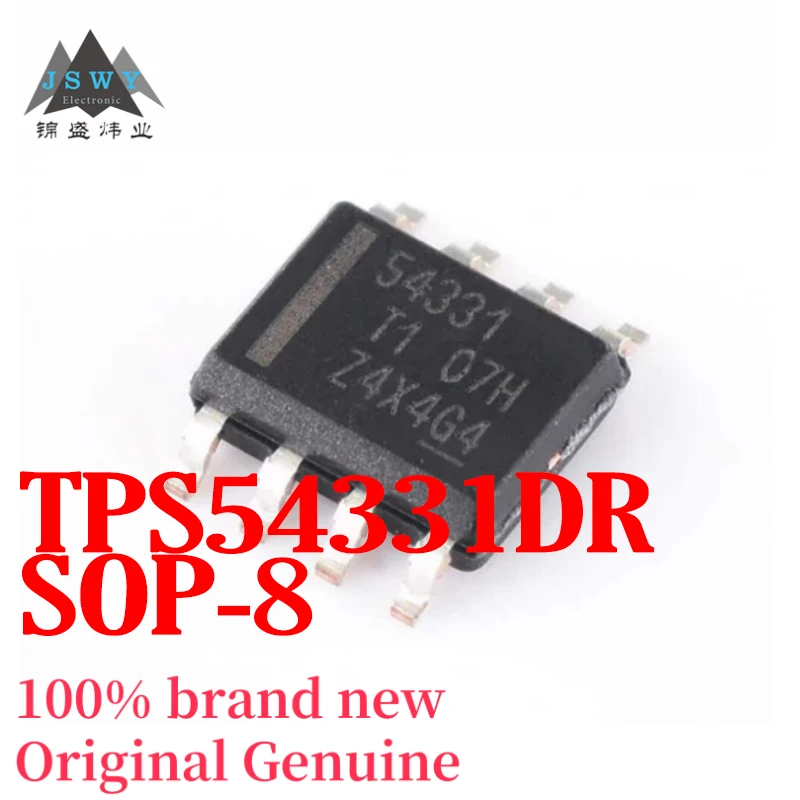 (10/50 pieces) TPS54331DR TPS54331 Silkscreen 54331 SOP8 Voltage Regulator Chip Authentic Spot Free Shipping
(10/50 pieces) TPS54331DR TPS54331 Silkscreen 54331 SOP8 Voltage Regulator Chip Authentic Spot Free Shipping