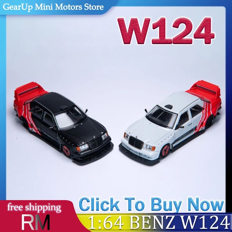 Rhino Model 1:64 Benz W124 Tuned Version Pre-Sale Limited 499 pcs Each Alloy Diecast for German Car Collector Miniature Toy Gift
Rhino Model 1:64 Benz W124 Tuned Version Pre-Sale Limited 499 pcs Each Alloy Diecast for German Car Collector Miniature Toy Gift