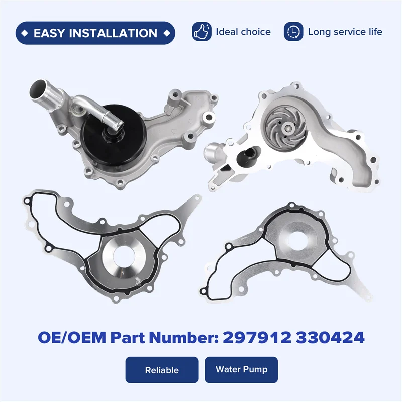 Для Maserati Ghibli 3.0 V6 2014-2017 водяной насос с номером прокладки 297912 299667
Для Maserati Ghibli 3.0 V6 2014-2017 водяной насос с номером прокладки 297912 299667