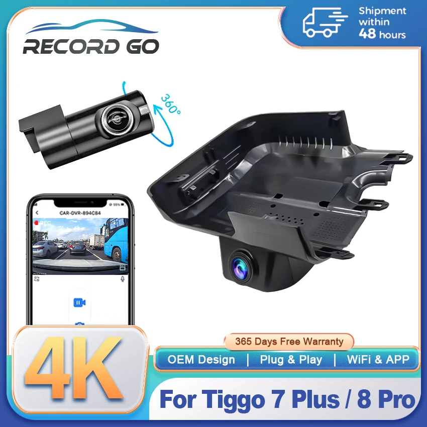 For Chery Tiggo 7Plus Tiggo 8Pro Deluxe 2022-2026, 4K Dash Cam Front and Rear Car DVR Camera Plug and Play Wifi Video Recorder
For Chery Tiggo 7Plus Tiggo 8Pro Deluxe 2022-2026, 4K Dash Cam Front and Rear Car DVR Camera Plug and Play Wifi Video Recorder