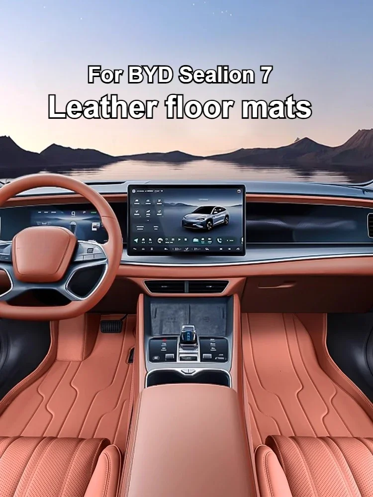 For BYD Sealion 7 2024 2025 Full Surround Leather Floor Mats Dirt-Resistant Double-Layer Carpet Modification Accessories
For BYD Sealion 7 2024 2025 Full Surround Leather Floor Mats Dirt-Resistant Double-Layer Carpet Modification Accessories