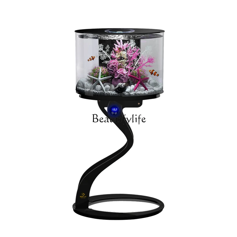 Integrated fish tank ecological landing small goldfish tank creative lazy landscaping
Integrated fish tank ecological landing small goldfish tank creative lazy landscaping