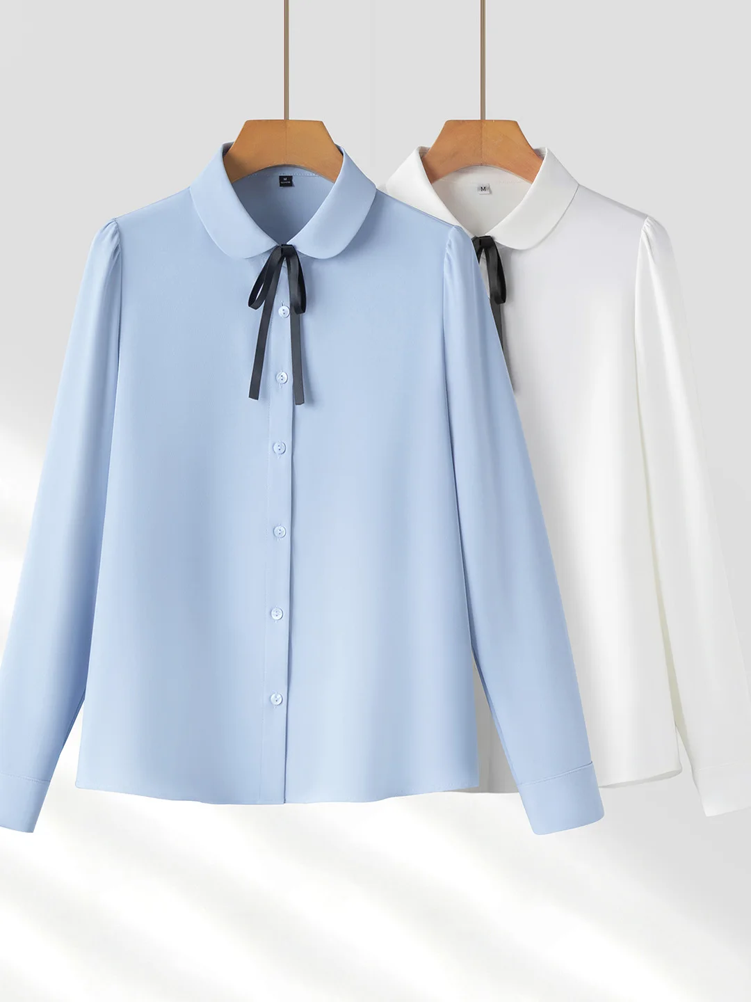 Elegant Doll Collar Long Sleeve Work Shirt for Women Professional Career Interview Outfit Comfortable Breathable Polyester
Elegant Doll Collar Long Sleeve Work Shirt for Women Professional Career Interview Outfit Comfortable Breathable Polyester