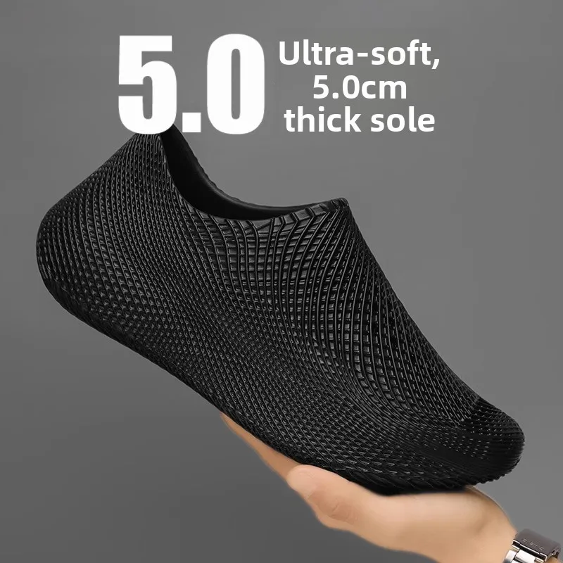 Men's Chef oes Waterproof Non-Slip Oil-Resistant Kitchen Work oes Casual Slip-On Labor Protection Footwear for Spring Out...
Men's Chef oes Waterproof Non-Slip Oil-Resistant Kitchen Work oes Casual Slip-On Labor Protection Footwear for Spring Out...