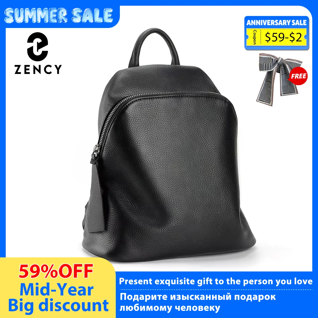 Zency 100% Genuine Leather Black Red Women Backpack Vintage Solid Large Travel Bags Schoolbag For Girls Daily Knapsack Trendy
Zency 100% Genuine Leather Black Red Women Backpack Vintage Solid Large Travel Bags Schoolbag For Girls Daily Knapsack Trendy