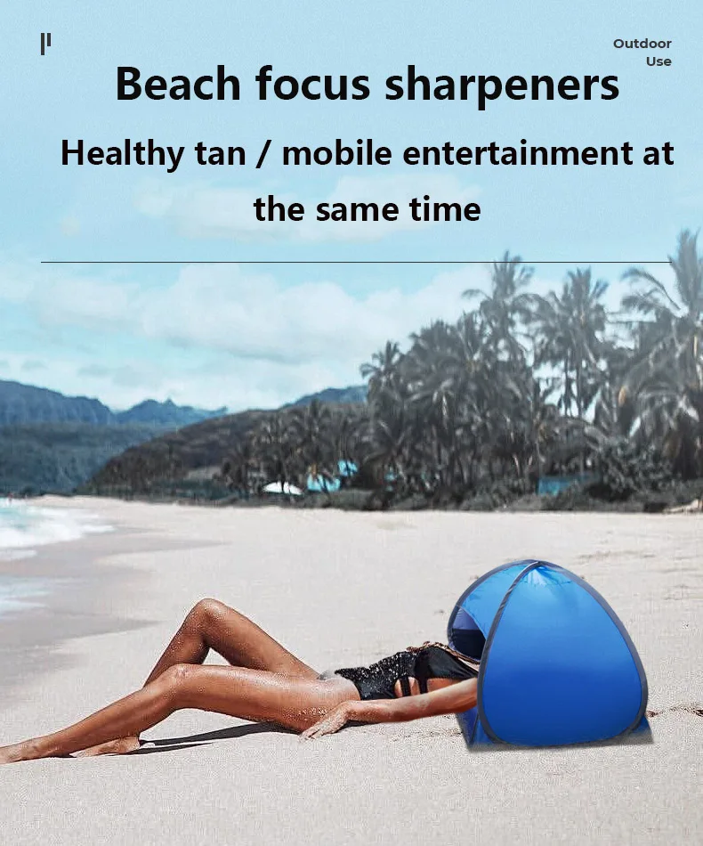 Outdoor automatic quick-opening beach sunshade lazy tent sun and windproof warmth shade sun protection headrest ultralight tent
Outdoor automatic quick-opening beach sunshade lazy tent sun and windproof warmth shade sun protection headrest ultralight tent