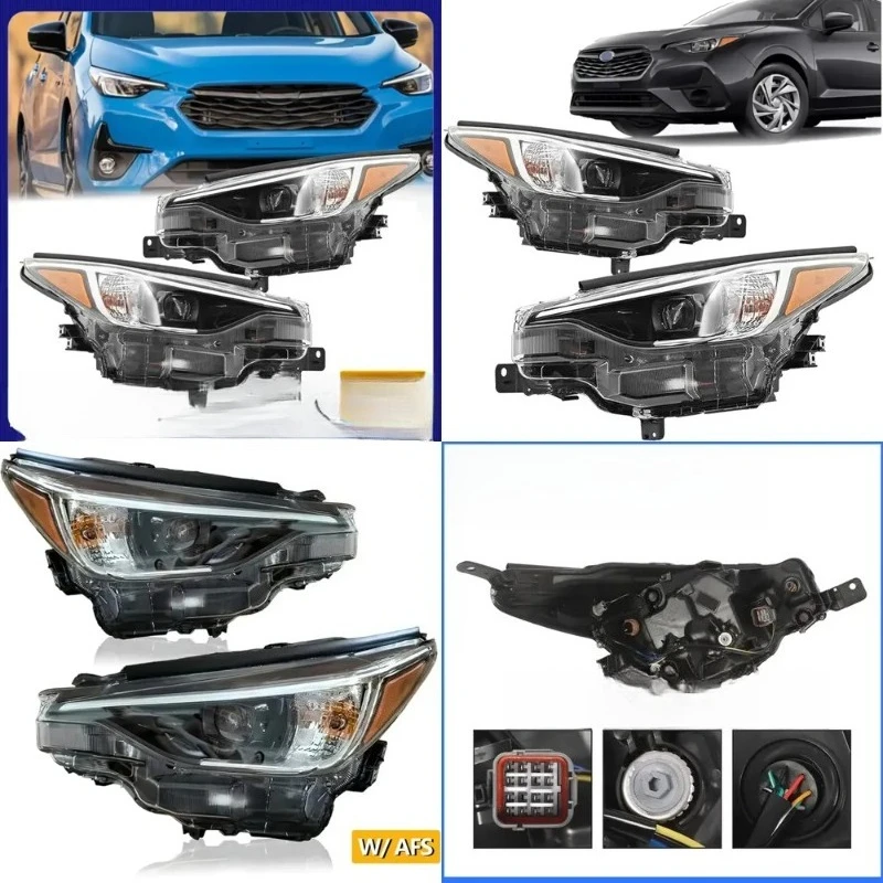 2PCS for 2024-2025 Impreza Crosstrek HeadLight Headlamp Assembly with AFS Adaptive Front Lighting System LED Lens
2PCS for 2024-2025 Impreza Crosstrek HeadLight Headlamp Assembly with AFS Adaptive Front Lighting System LED Lens