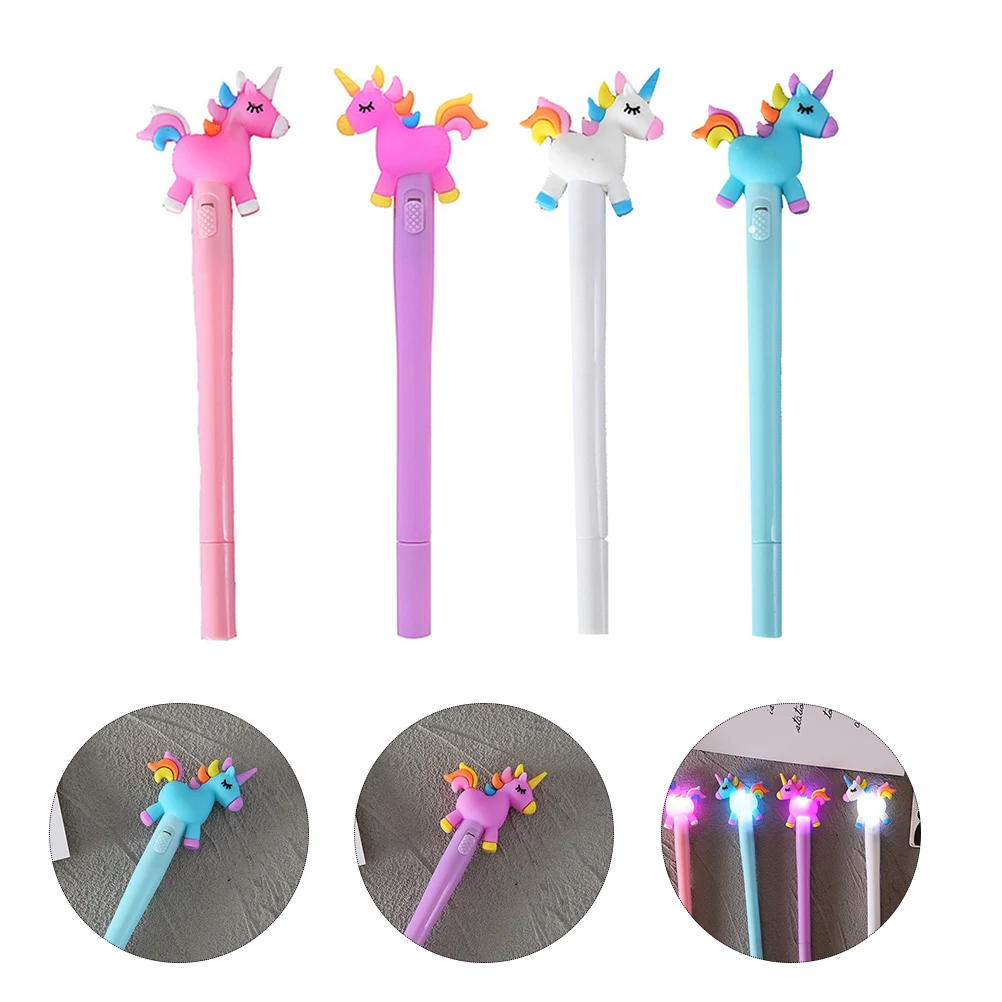 4Pcs Glowing Cartoon Writing Pens Super Smooth Ink Flow Ergonomic Design Portable Sign Pen for Students Children Gift
4Pcs Glowing Cartoon Writing Pens Super Smooth Ink Flow Ergonomic Design Portable Sign Pen for Students Children Gift